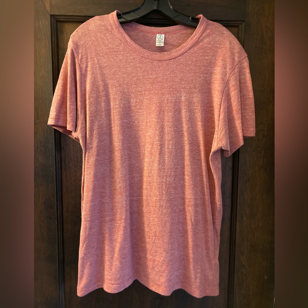 Alternative Men’s T Shirt in Heather Faded Red Size L